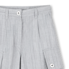 Long shorts with woven stripes DKNY 
                    GIRL