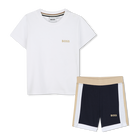 T-shirt and shorts set BOSS 
                    BOY