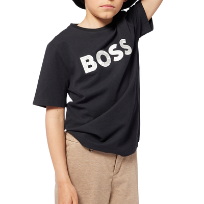 Embroidered cotton T-shirt BOSS BOY