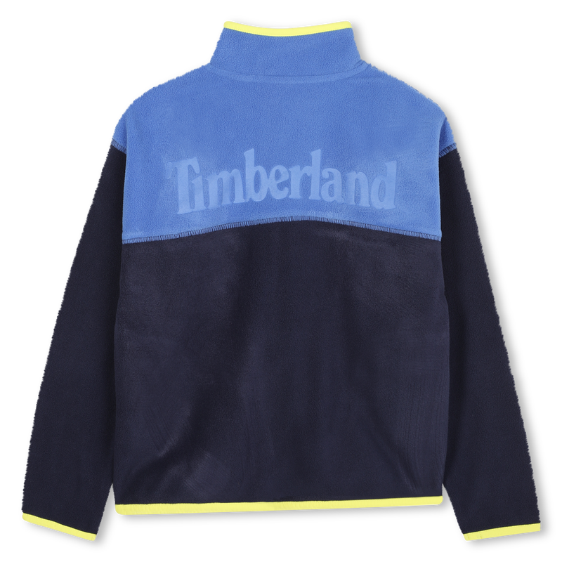 Two-tone fleece cardigan TIMBERLAND 
                        BOY