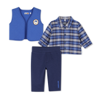 Cardigan, shirt, and trousers set TIMBERLAND 
                    BOY