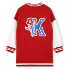 Embroidered fleece dress KENZO KIDS 
                    GIRL