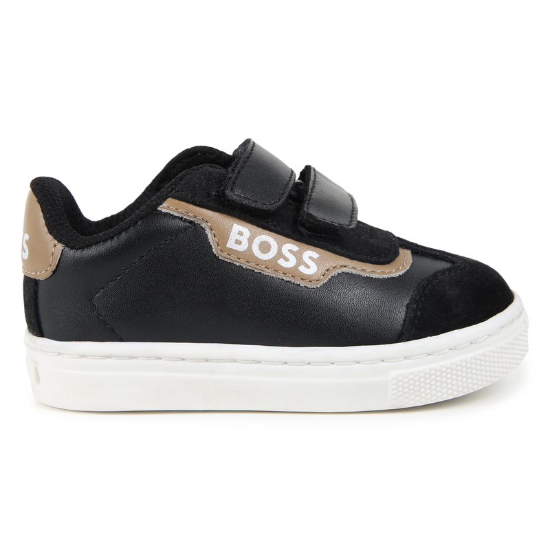 Leather Velcro Sneakers BOSS 
                        BOY