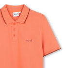 Plain cotton piqu&eacute; polo shirt BOSS 
                    BOY