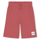 Jogging bermuda shorts, RASBERRY, hi-res