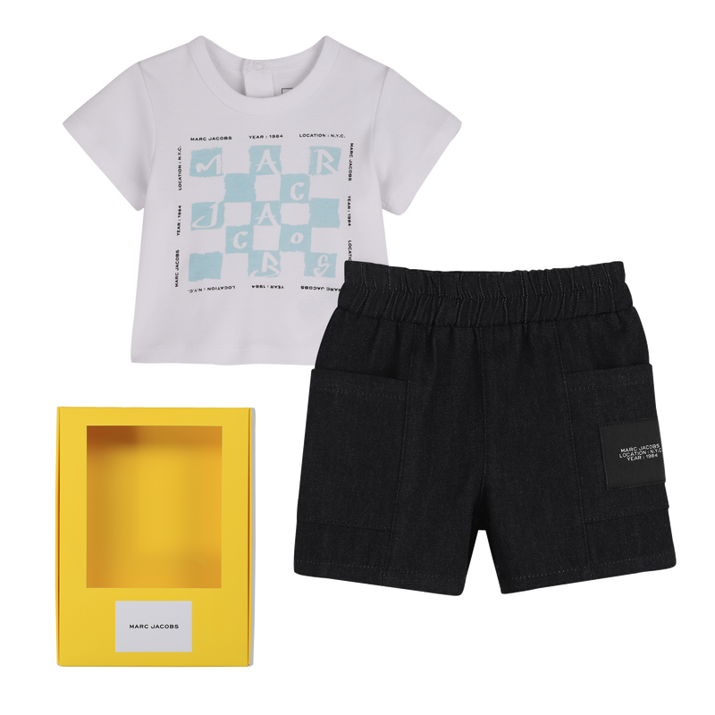 T-SHIRT AND SHORTS SET MARC JACOBS 
                        UNISEX