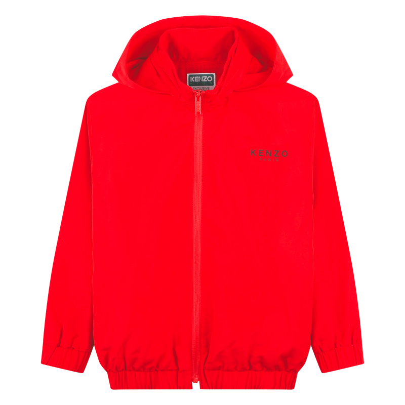 Back-illustrated windbreaker KENZO KIDS 
                        UNISEX