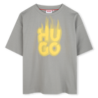 Short-sleeved cotton T-shirt, ULTIMATE GRAY, hi-res