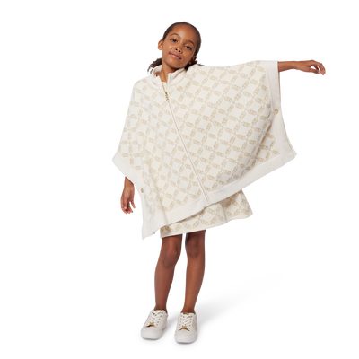 Zip-Up Knit Cape MICHAEL KORS GIRL