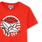 Short-sleeved cotton T-shirt KENZO KIDS 
                    UNISEX