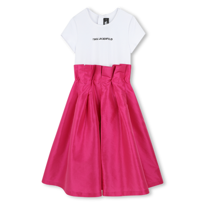 Taffeta special occasion dress KARL LAGERFELD KIDS GIRL