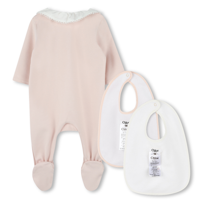 2 cotton bibs and pyjamas CHLOE 
                        GIRL