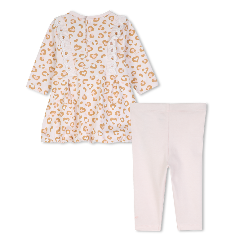 Dress and legging set KENZO KIDS 
                        GIRL