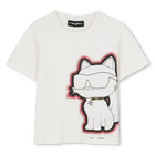Short-sleeved T-shirt KARL LAGERFELD KIDS 
                    GIRL