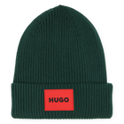 Knitted cotton hat HUGO 
                    UNISEX