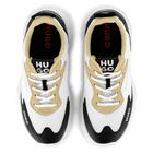Bi-material lace-up trainers HUGO 
                    BOY