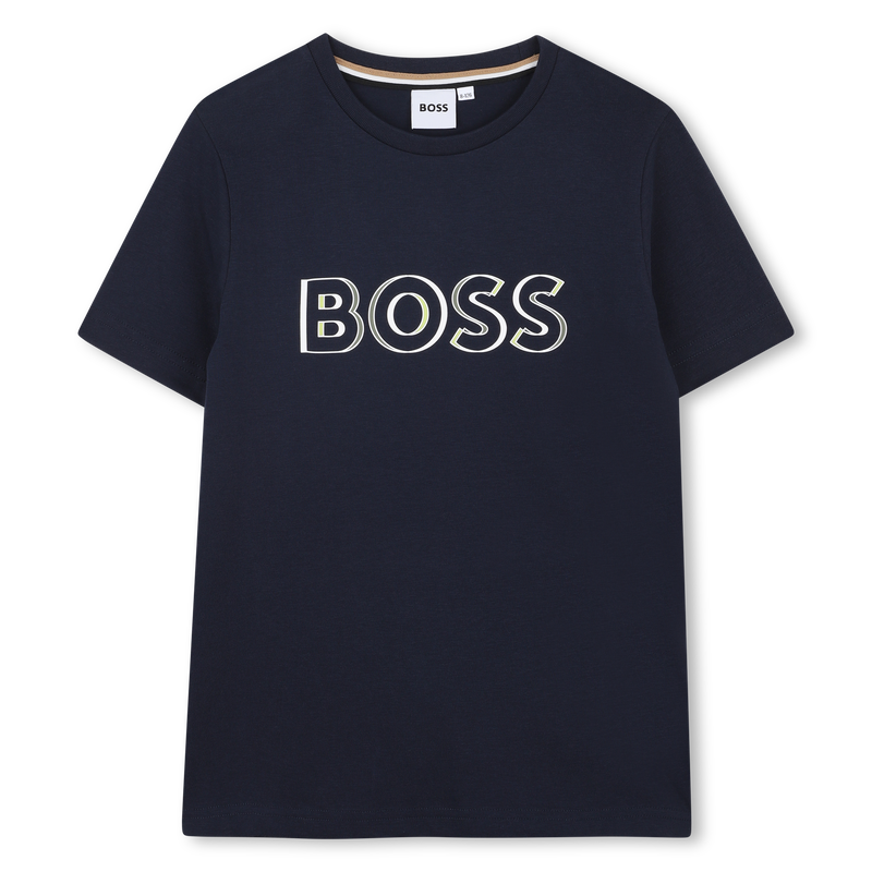 Short-sleeved cotton T-shirt BOSS 
                        BOY
