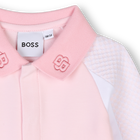 Polo-neck panelled pyjamas BOSS 
                    GIRL