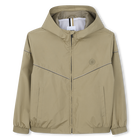 Hooded windbreaker, DARK STONE, hi-res