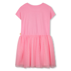 Bimaterial dress BILLIEBLUSH 
                    GIRL