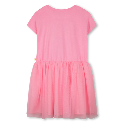Bimaterial dress BILLIEBLUSH GIRL