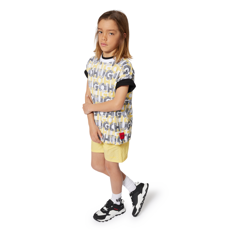 All-over print T-shirt HUGO 
                        BOY