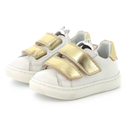 Hook-and-loop leather trainers KARL LAGERFELD KIDS 
                    GIRL