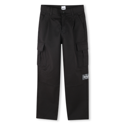 Pleated Cargo Trousers BOSS BOY