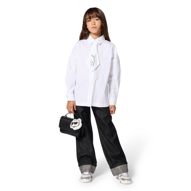 Denim pants KARL LAGERFELD KIDS 
                        GIRL