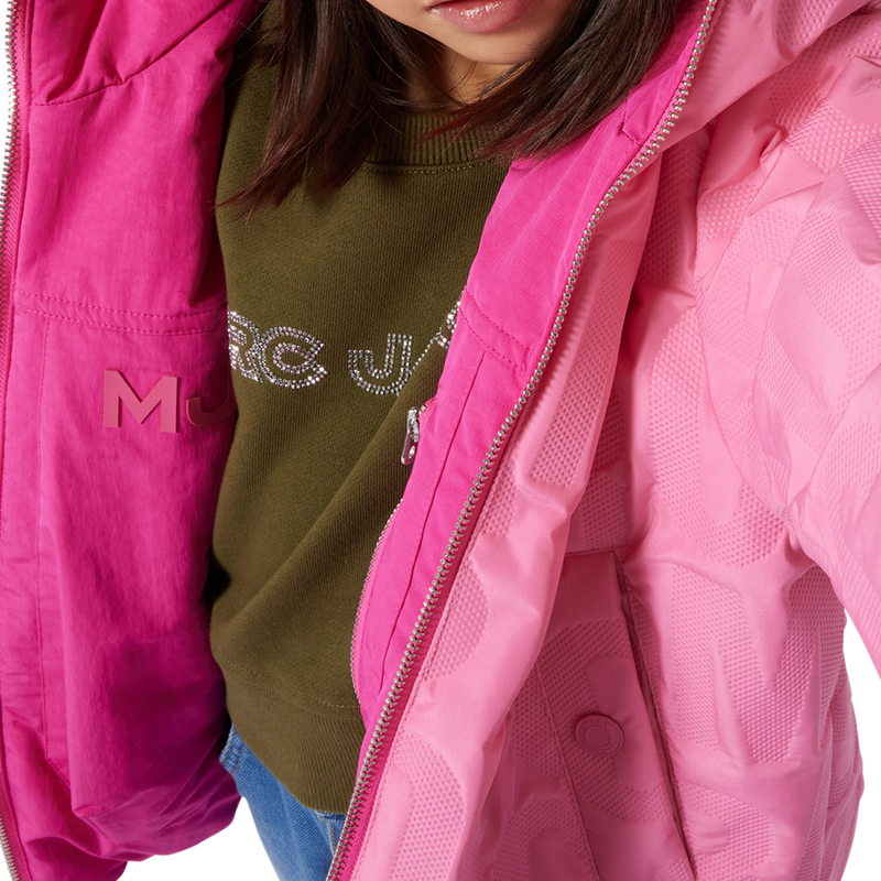 Cropped fleece sweatshirt MARC JACOBS 
                        GIRL