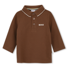 Long sleeve polo, CRIMSON, hi-res