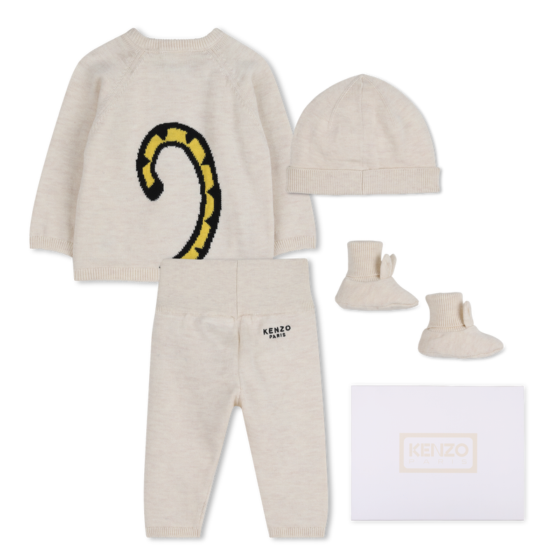Sweater, pants, beanie, and socks set KENZO KIDS 
                        UNISEX