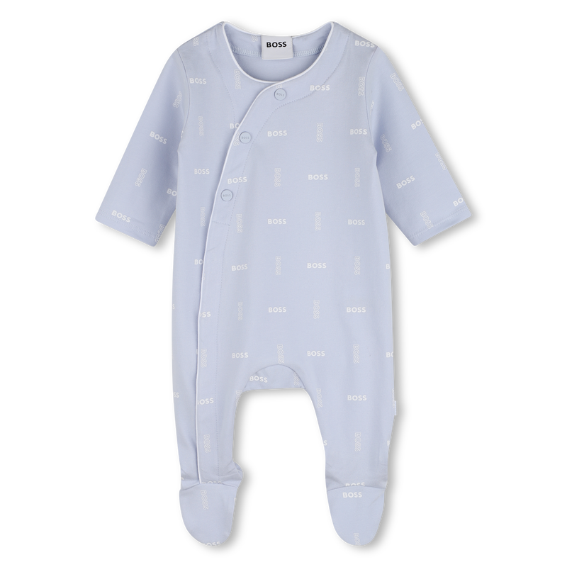 PAJAMA SET + BIB + BEANIE BOSS 
                        BOY