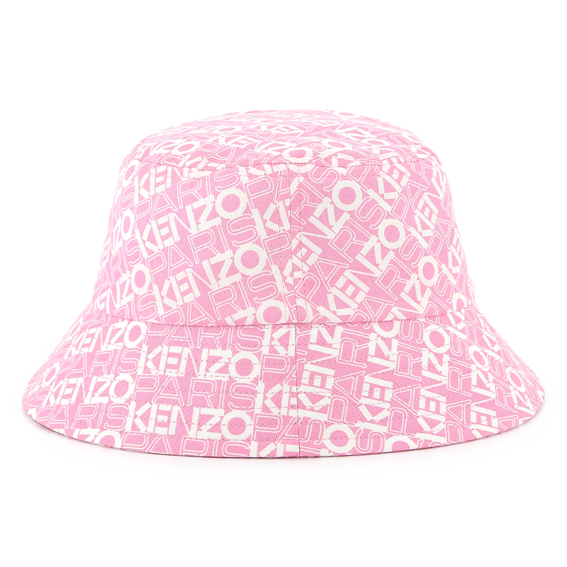 Printed cotton bucket hat KENZO KIDS 
                        UNISEX