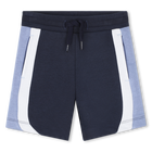 Fleece shorts, NAVY, hi-res
