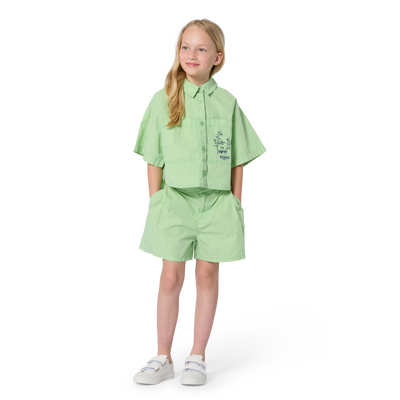 PRINTED SHORTS KENZO KIDS GIRL