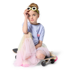 Bi-material dress BILLIEBLUSH 
                    GIRL