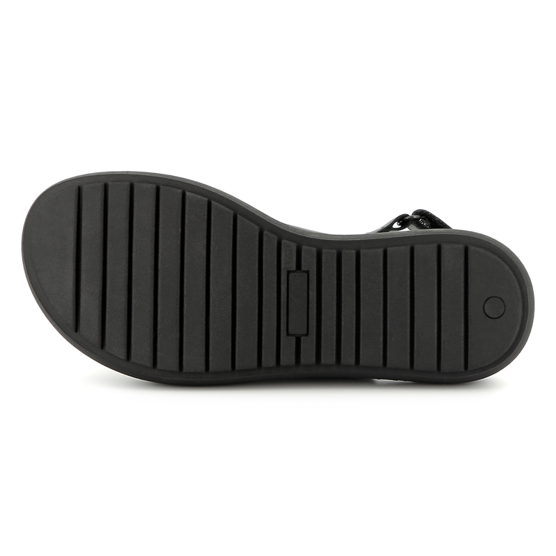 Leather hook-and-loop clogs DKNY 
                        UNISEX