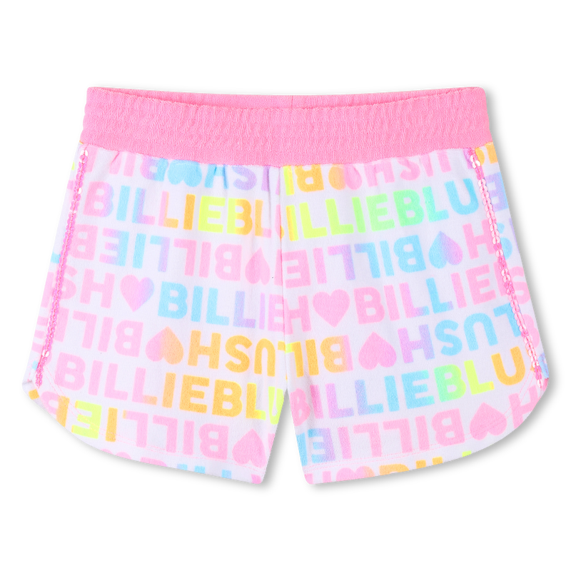 Printed terry-cloth shorts BILLIEBLUSH 
                        GIRL