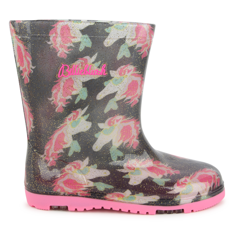 Horse motif rain boots BILLIEBLUSH 
                        GIRL