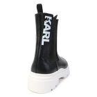 Leather ankle boots KARL LAGERFELD KIDS 
                    GIRL