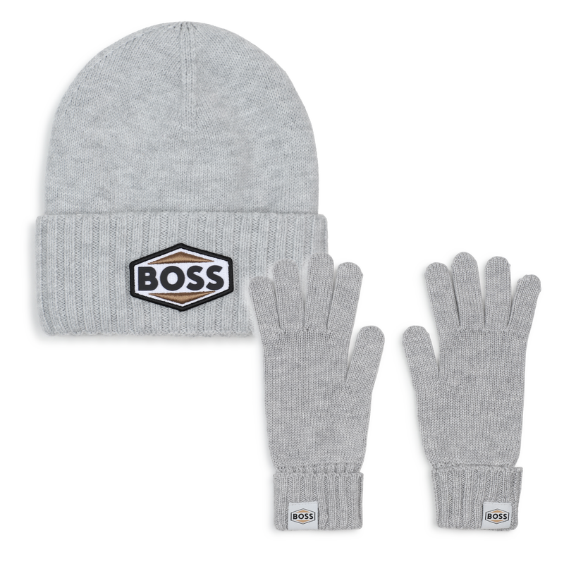 Hat and gloves set BOSS 
                        BOY