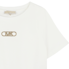 Short-sleeved cotton T-shirt MICHAEL KORS 
                    GIRL