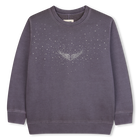 Long sweatshirt with contrasting illustration ZADIG VOLTAIRE 
                    GIRL