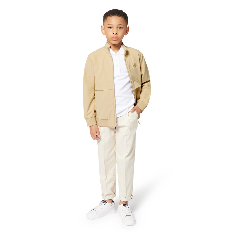 Plain zipped sweatshirt BOSS 
                        BOY