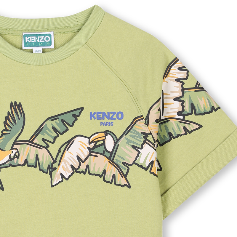 Lightweight fleece T-shirt KENZO KIDS 
                        BOY