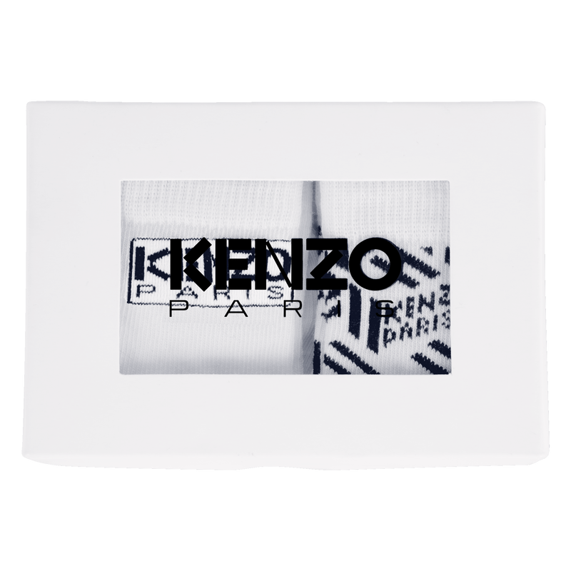 Set of 2 pairs of knitted socks KENZO KIDS 
                        UNISEX