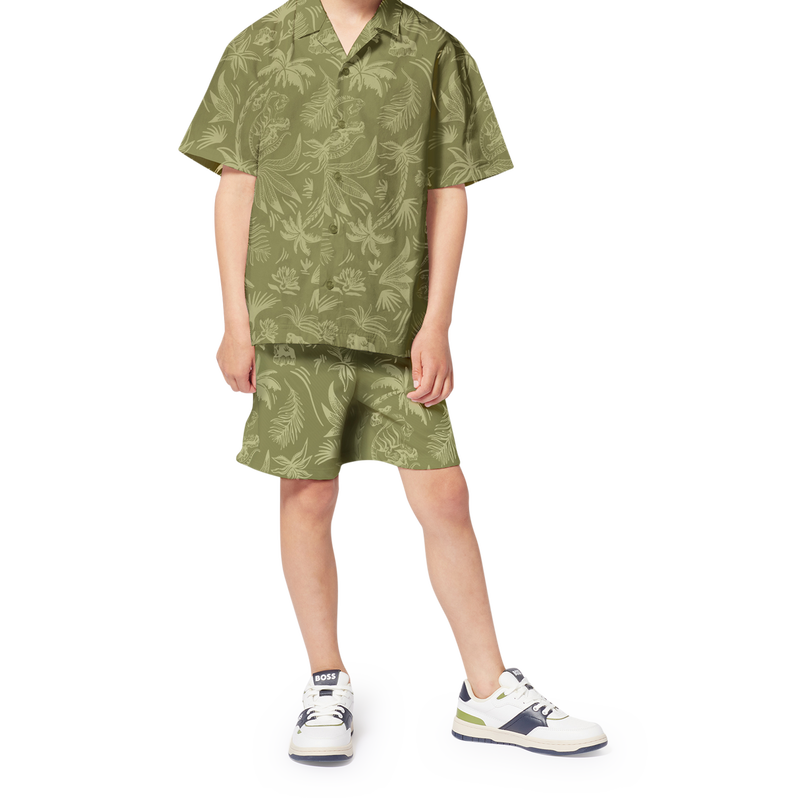 Cotton poplin shirt BOSS 
                        BOY