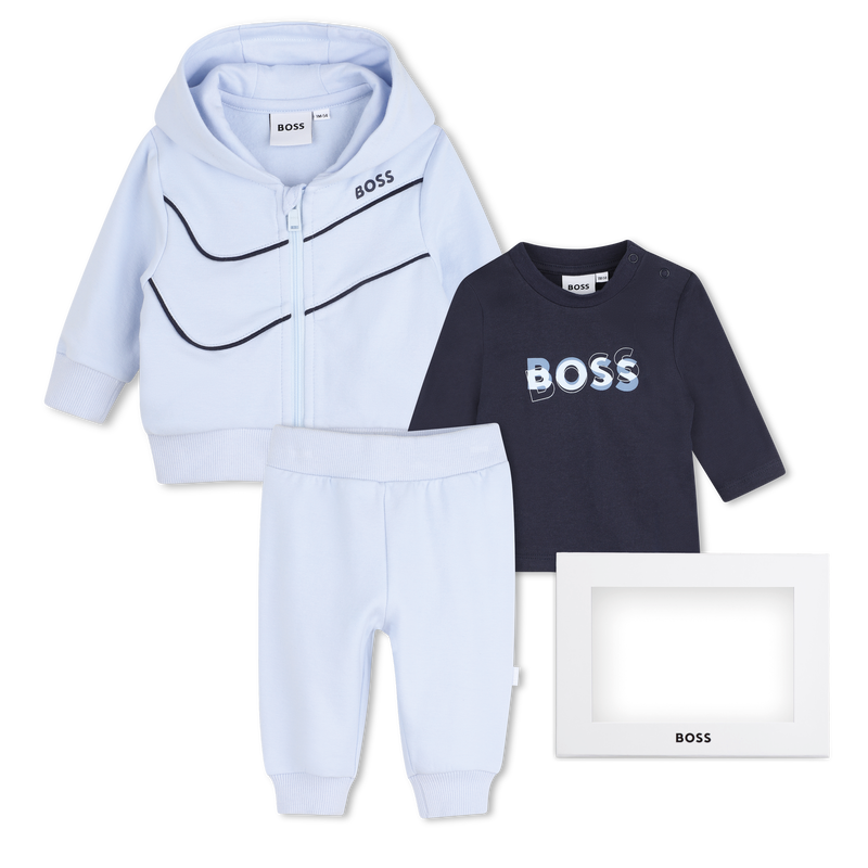 Pants, cardigan, and t-shirt set BOSS 
                        BOY