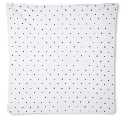 Printed cotton blanket KARL LAGERFELD KIDS UNISEX